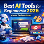 Best AI tools for beginners in 2026 for blogging, design, and marketing